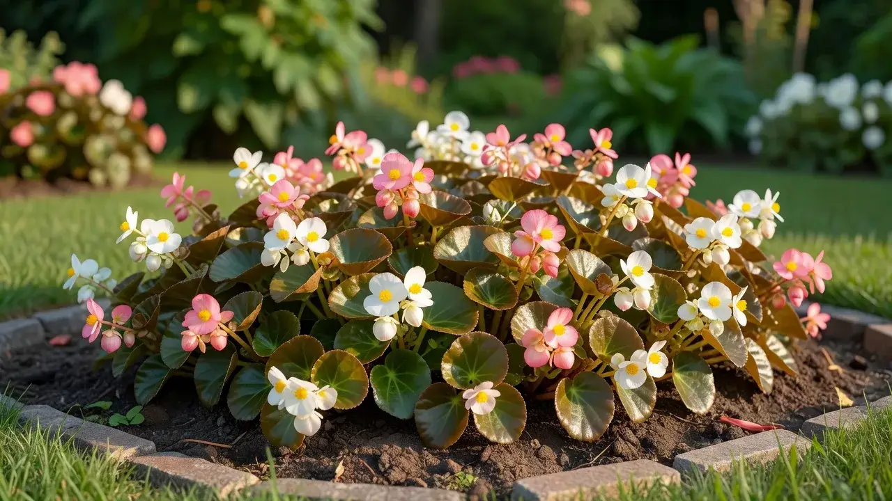 Begonija semperflorens: sodinimas lauke ir priežiūra vasarą