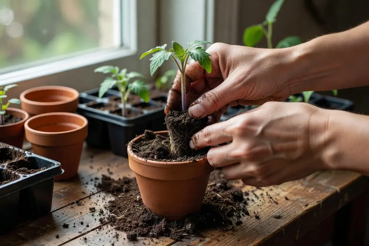Daigų pikavimas: kada ir kaip perkelti į vazonėlius
